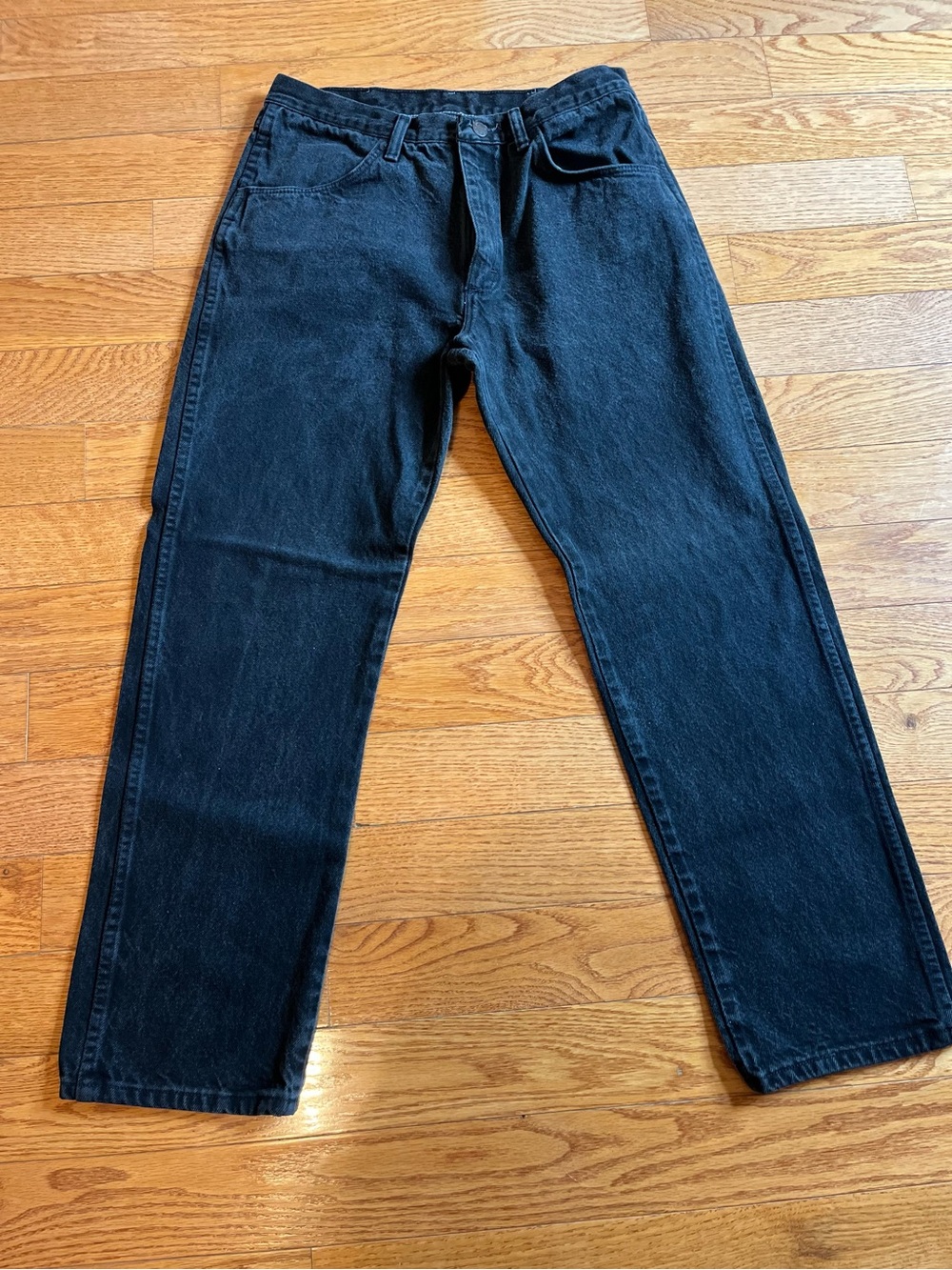 Rustler Men's Black Straight-Leg Jeans
